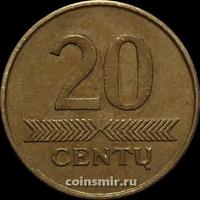 20 центов 2008 Литва.