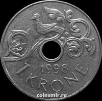 1 крона 1998 Норвегия.