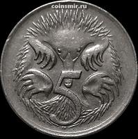 5 центов 1970 Австралия. Ехидна.
