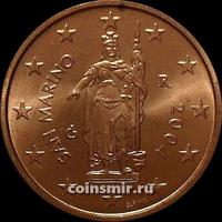 2 евроцента 2004 Сан-Марино. Статуя Свободы.