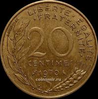 20 сантимов 1970 Франция.