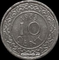 10 центов 1988 Суринам.