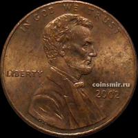 1 цент 2002 США. Линкольн. VF