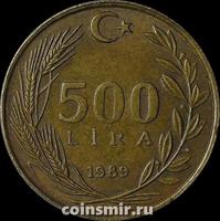 500 лир 1989 Турция.