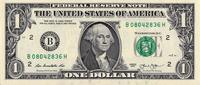 1 доллар 2013 В США.