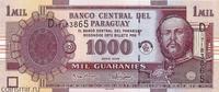 1000 гуарани 2005 Парагвай. Маршал Франциско Солано Лопез.