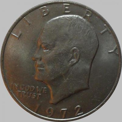 1 доллар 1972 США. Эйзенхауэр.