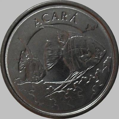 1000 крузейро 1993 Бразилия. Рыба Акара.