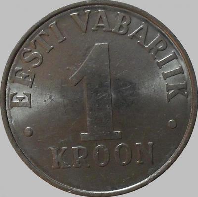 1 крона 1993  Эстония.