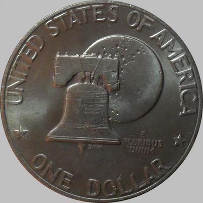 1 доллар 1976 США. Эйзенхауэр. 200 лет независимости.
