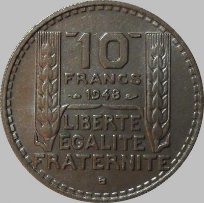 10 франков 1948 В Франция.