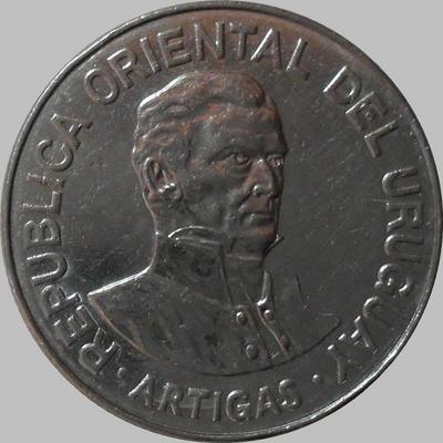 500 новых песо 1989 Уругвай.