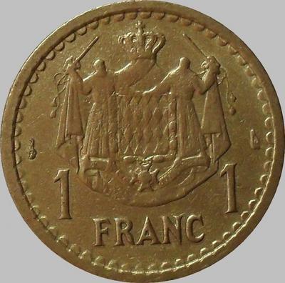 1 франк 1945 Монако.