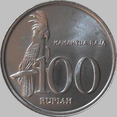 100 рупий 1999 Индонезия. Какаду. XF