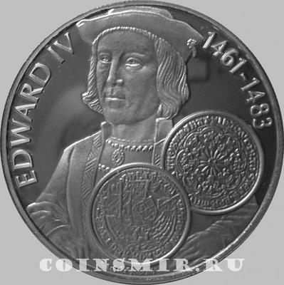 50 пенсов 2001 Фолклендские острова. Король Эдуард IV.