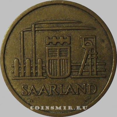 50 франков 1954 Саарленд.