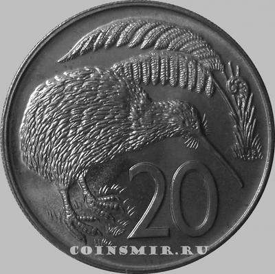 20 центов 1981 Новая Зеландия. Птица Киви.  