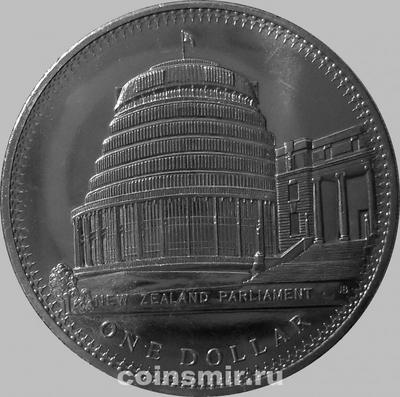 1 доллар 1978 Новая Зеландия. Здание Парламента.