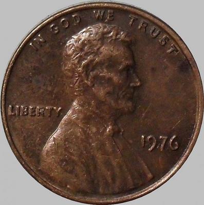 1 цент 1976 США.