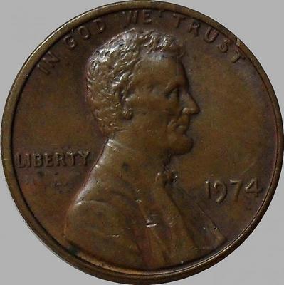 1 цент 1974 США.