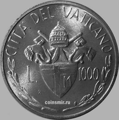 1000 лир 1982 Ватикан.