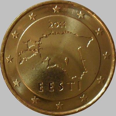 50 евроцентов 2011 Эстония.