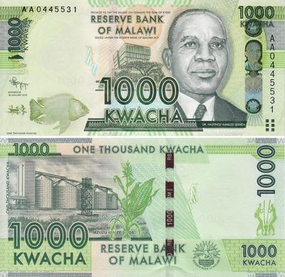 1000 квач 2012 Малави. (в наличии 2013 год)