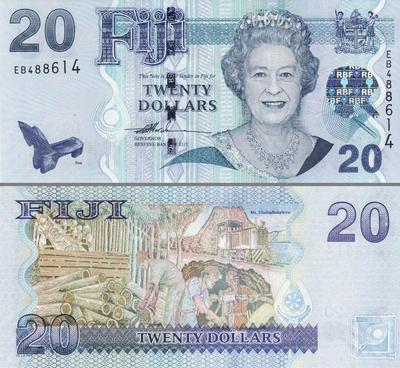 20 долларов 2007 Фиджи. 