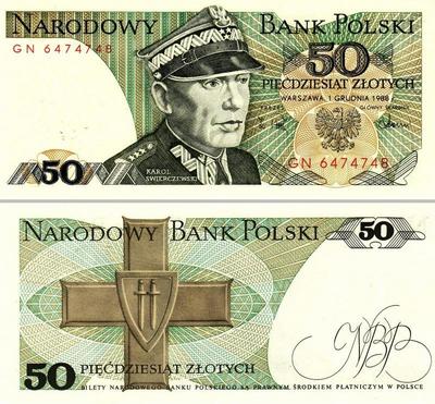 50 злотых 1988 Польша.