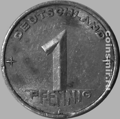 1 пфенниг 1952 А Германия ГДР.