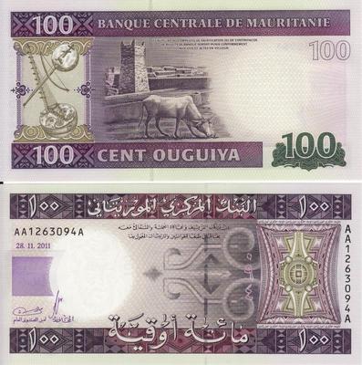 100 угий 2011 Мавритания.