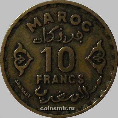 10 франков 1952 Марокко. 