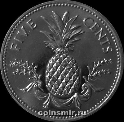 5 центов 2005 Багамские острова.