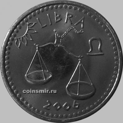 10 шиллингов 2006 Сомалиленд. Знаки зодиака. Весы.