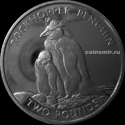 2 фунта 2006 Южная Георгия и Южные Сандвичевы острова. Пингвин Рокхоппера.