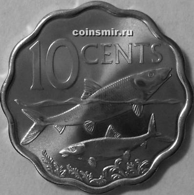 10 центов 2007 Багамские острова. 