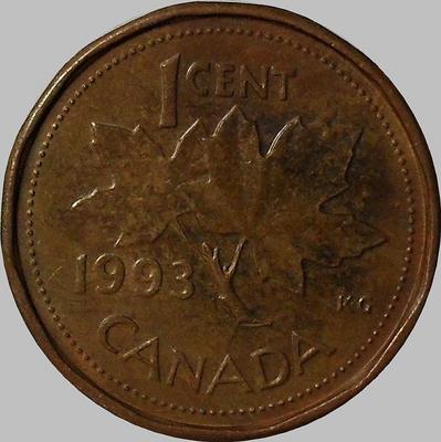 1 цент 1993 Канада.