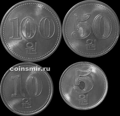 Набор из 4 монет 2005 Северная Корея.