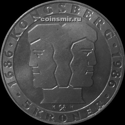 5 крон 1986 Норвегия. 300 лет монетному двору.