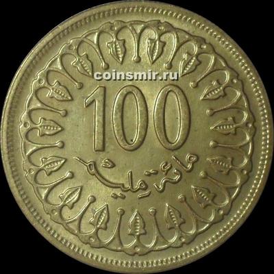 100 миллим 1983 Тунис.