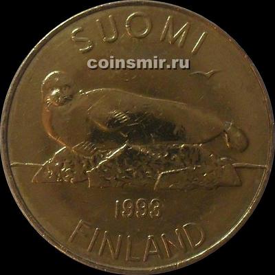 5 марок 1993 М Финляндия. Кольчатая нерпа.