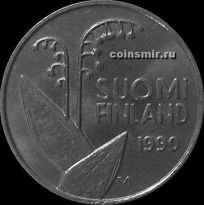 10 пенни 1990 М Финляндия. Ландыш.