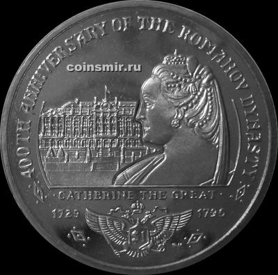 1 доллар 2013 Британские Виргинские острова. 400 лет династии Романовых. Екатерина Великая.