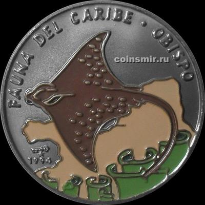 1 песо 1994 Куба. Скат.
