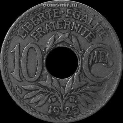 10 сантимов 1925 Франция.  
