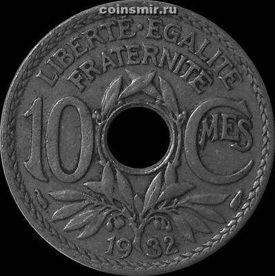 10 сантимов 1932 Франция. 