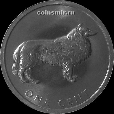 1 цент 2003 Острова Кука. Колли.
