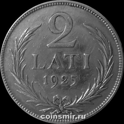 2 лата 1925 Латвия.