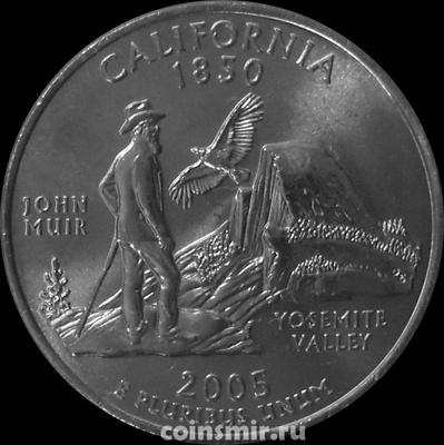 25 центов 2005 Р США. Калифорния.