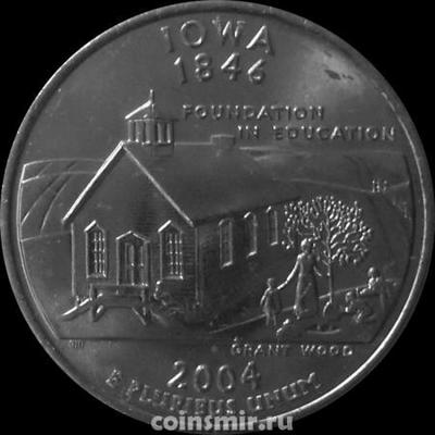 25 центов 2004 Р США. Айова.